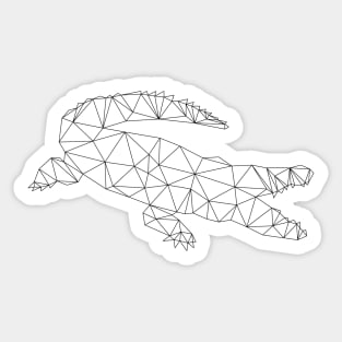 Crocodile Geometric 1 Sticker